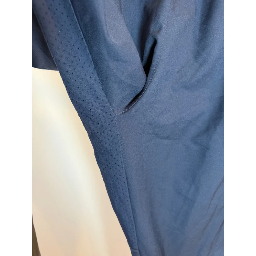 Nike Mens Navy Blue Black 8 Basketball Warmup Pants 802308-419 Medium
